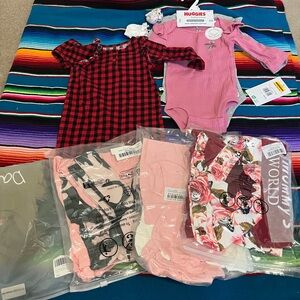 Baby Girls Mixed Onesie & matching set